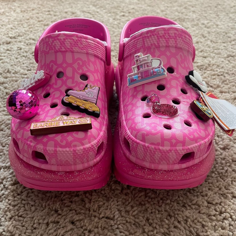 Barbie x Crocs Mega Crush Clog “Electric Pink” 209244-6QQ Size Men’s 4/Women’s 6
